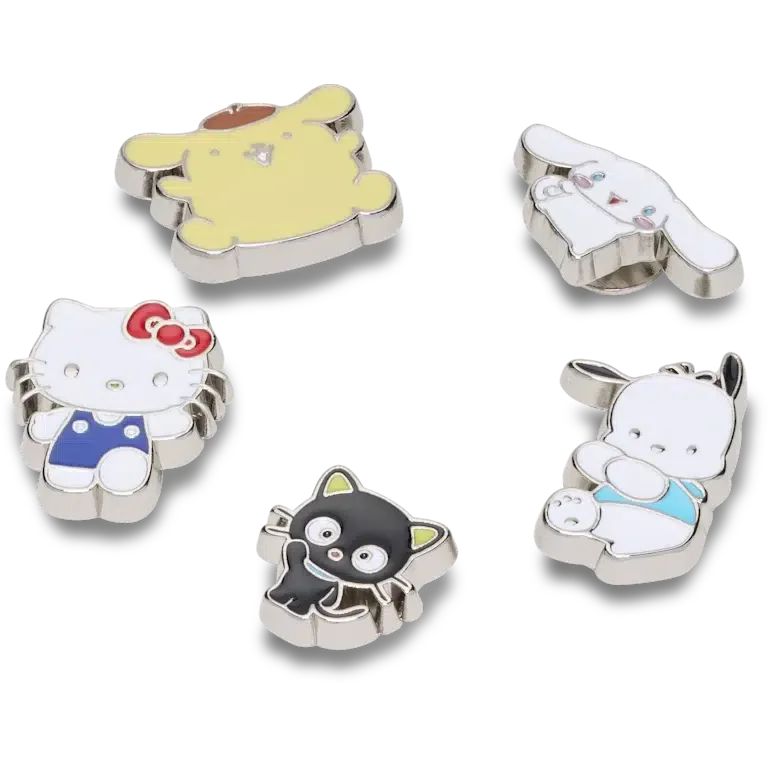 ‘Hello Kitty® en vrienden – 5-delige set Jibbitz-schoenbedels’ ‘Hello Kitty® en vrienden – 5-delige set Jibbitz-schoenbedels’