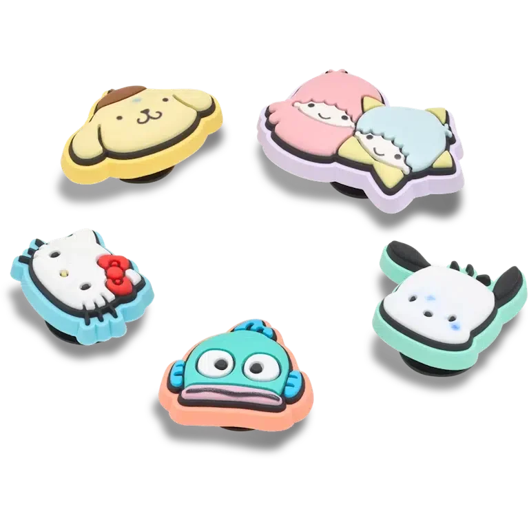 ‘Hello Kitty® en vrienden 5-pack Jibbitz-schoenbedels’ ‘Hello Kitty® en vrienden 5-pack Jibbitz-schoenbedels’