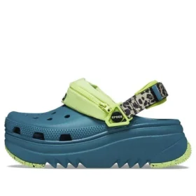 Hiker Xscape Clog met dierenprint “Teal Green”