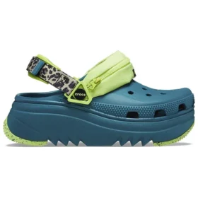 Hiker Xscape Clog met dierenprint “Teal Green”