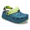 Hiker Xscape Clog met dierenprint “Teal Green”