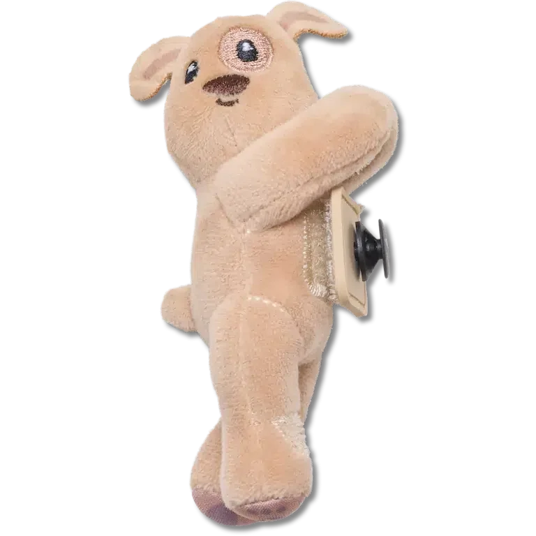 Huggitz bruine puppy Jibbitz-schoenbedel Huggitz bruine puppy Jibbitz-schoenbedel