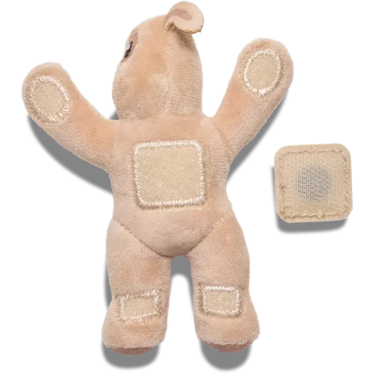 Huggitz bruine puppy Jibbitz-schoenbedel Huggitz bruine puppy Jibbitz-schoenbedel