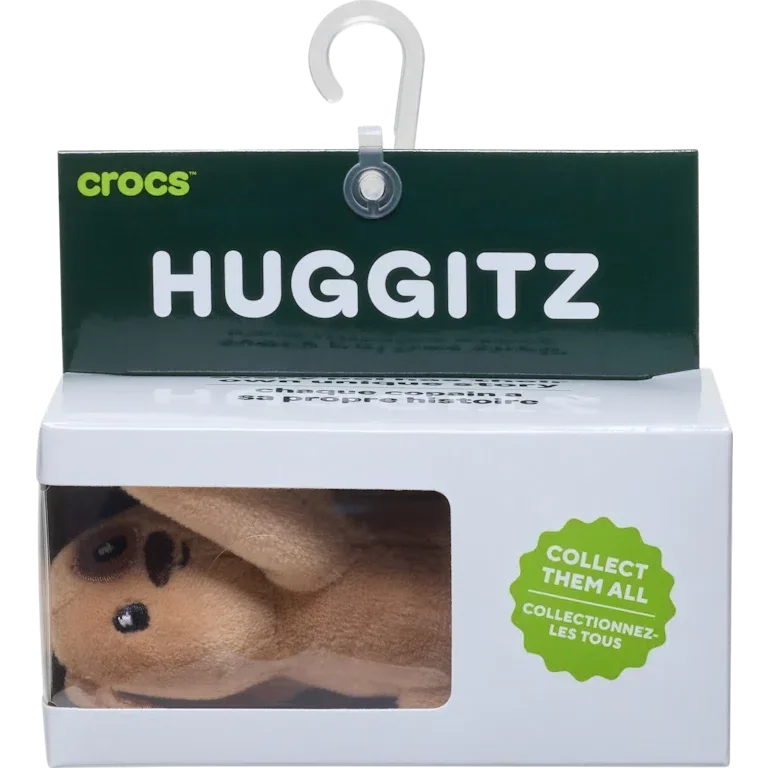 Huggitz bruine puppy Jibbitz-schoenbedel Huggitz bruine puppy Jibbitz-schoenbedel