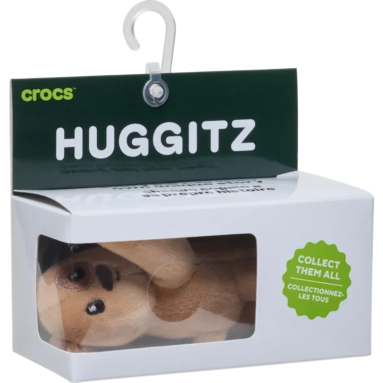 Huggitz bruine puppy Jibbitz-schoenbedel Huggitz bruine puppy Jibbitz-schoenbedel