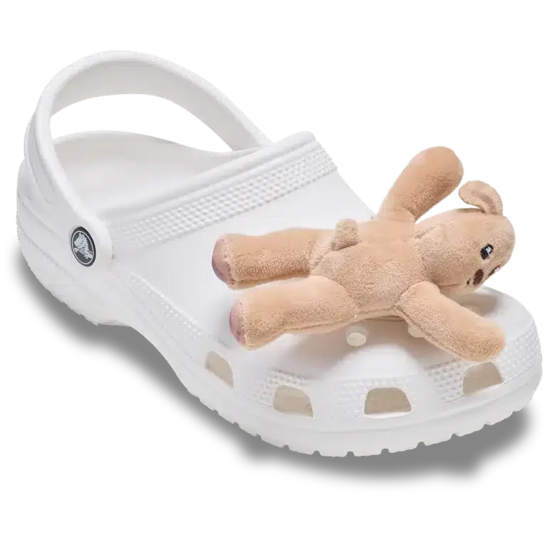 Huggitz bruine puppy Jibbitz-schoenbedel Huggitz bruine puppy Jibbitz-schoenbedel