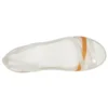 II Platte wit-oranje Sandalen