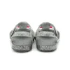 Isabella Glitter platte sandalen “Grijs Zilver”