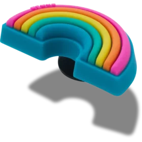 Jibbitz bedels in de kleuren van de regenboog