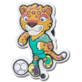 Jibbitz bedels met de mascotte van het WK voetbal in Mexico