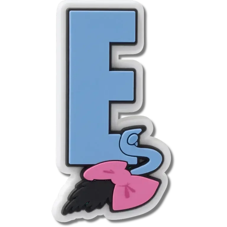 Jibbitz bedels met Disney-personages, letter E Jibbitz bedels met Disney-personages, letter E