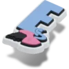 Jibbitz bedels met Disney-personages, letter E Jibbitz bedels met Disney-personages, letter E
