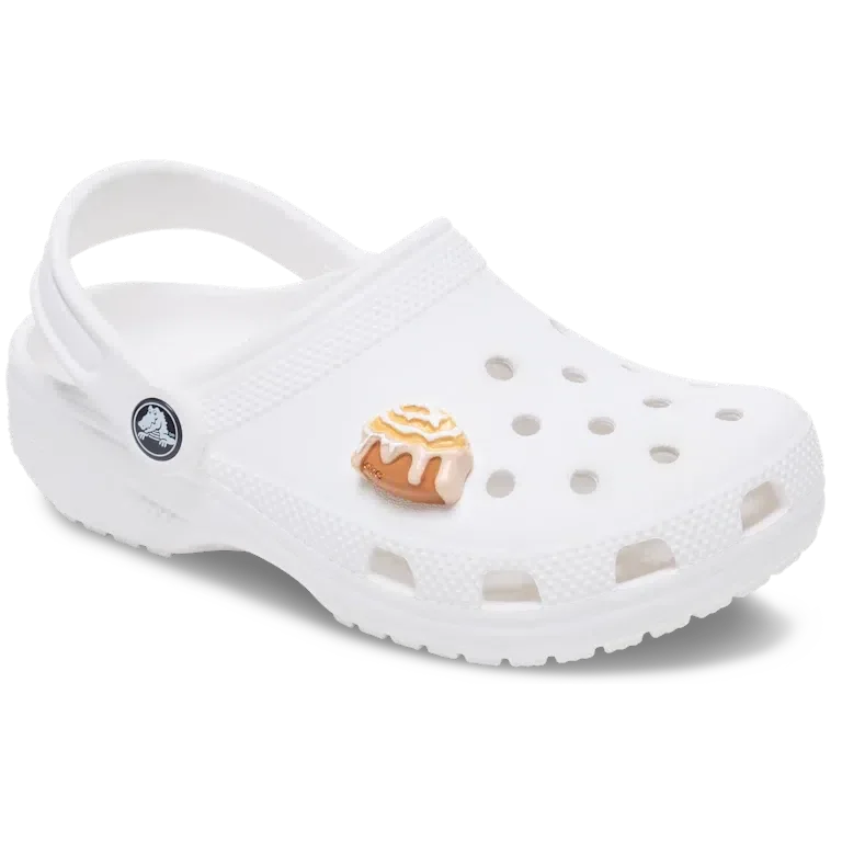 Jibbitz bedels met kaneelbroodje met glazuur Jibbitz bedels met kaneelbroodje met glazuur