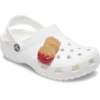 Jibbitz bedels met kipnugget in ketchup Jibbitz bedels met kipnugget in ketchup