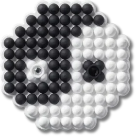 Jibbitz bedels met kralen in de vorm van ying en yang