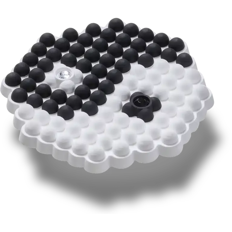 Jibbitz bedels met kralen in de vorm van ying en yang Jibbitz bedels met kralen in de vorm van ying en yang