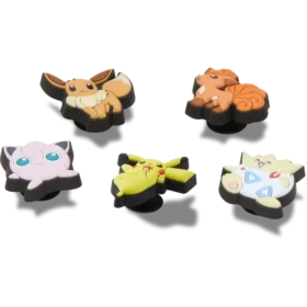 Jibbitz bedels met Pokémon-figuren (set van 5)