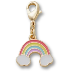 Jibbitz bedels met regenboogmotief
