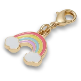 Jibbitz bedels met regenboogmotief