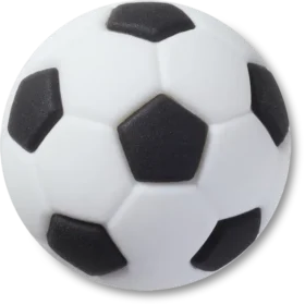 Jibbitz bedels met voetbaltextuur