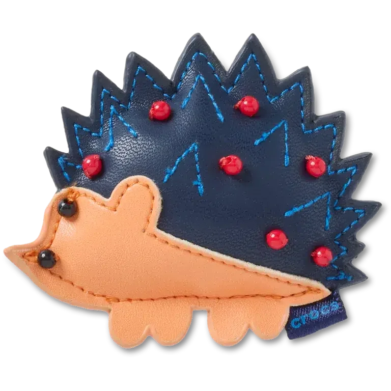 Jibbitz bedels van imitatieleer in de vorm van een egel Jibbitz bedels van imitatieleer in de vorm van een egel