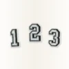 Jibbitz-schoenbedel met nummer 0