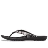 Kadee 2 bedrukte Teenslippers “Floral Black”