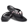 Kadee 2 bedrukte Teenslippers “Floral Black”