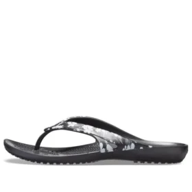 Kadee II seizoensgebonden Teenslippers “Tropical Floral Black” Kadee II seizoensgebonden Teenslippers “Tropical Floral Black”