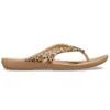 Kadee ll Teenslippers met luipaardprint, bruin