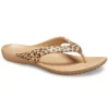 Kadee ll Teenslippers met luipaardprint, bruin