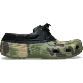 Klassieke bootschoen met eenden-camouflageprint