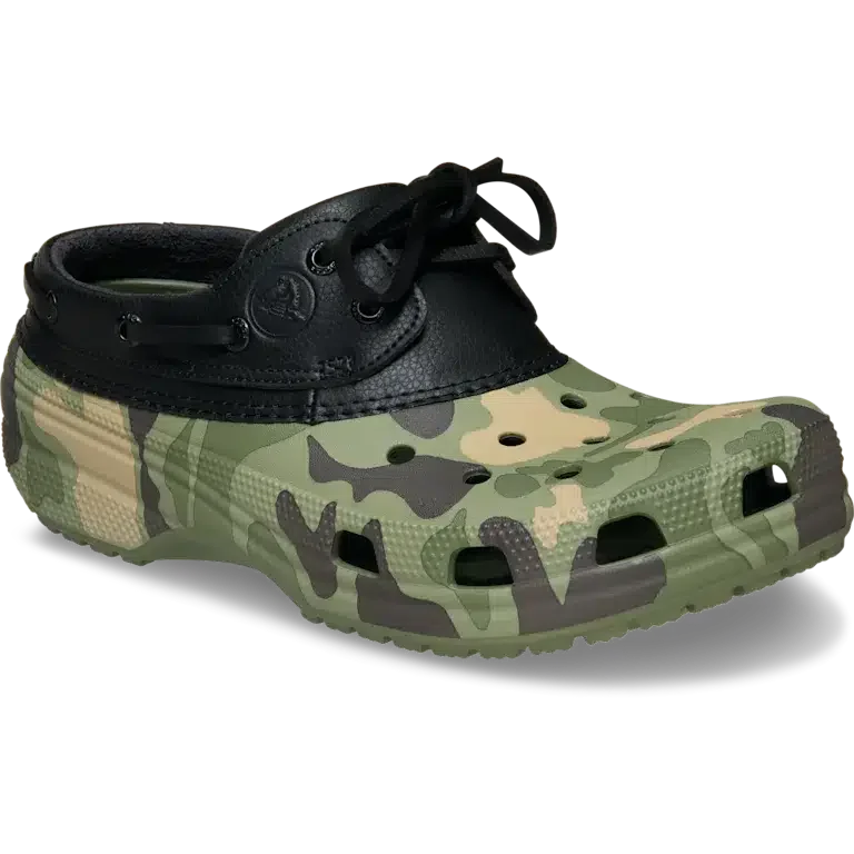 Klassieke bootschoen met eenden-camouflageprint Klassieke bootschoen met eenden-camouflageprint