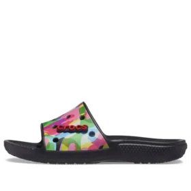 Klassieke Bubble Block-slippers “Black Multi”
