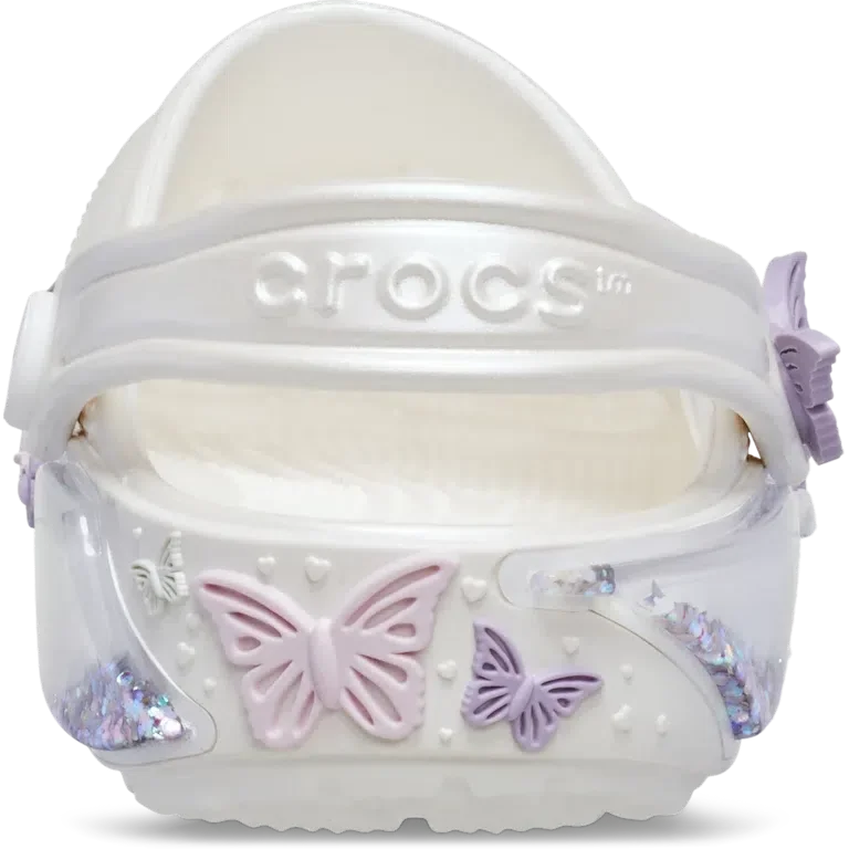 Klassieke Butterfly Sparkle Shaker-klomp voor kinderen Klassieke Butterfly Sparkle Shaker-klomp voor kinderen