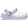 Klassieke casual unisex wit-paarse Sandalen “White Purple”