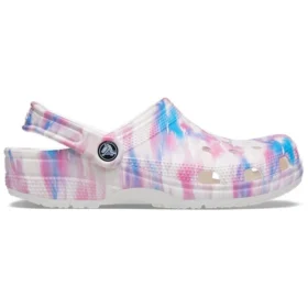 Klassieke casual unisex wit-roze-blauwe Sandalen “White Pink Blue”