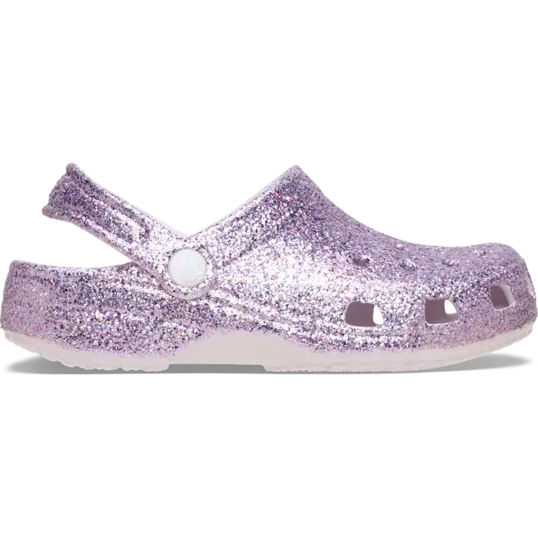 Klassieke Classic Clog met grove glitters voor kinderen Klassieke Classic Clog met grove glitters voor kinderen