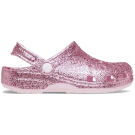Klassieke Classic Clog met grove glitters voor kinderen