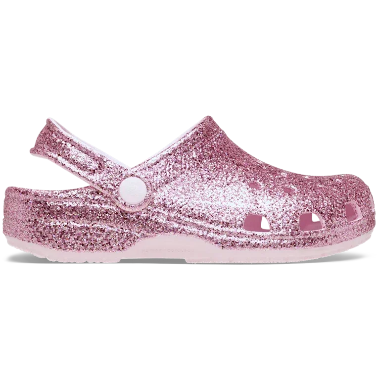 Klassieke Classic Clog met grove glitters voor kinderen Klassieke Classic Clog met grove glitters voor kinderen