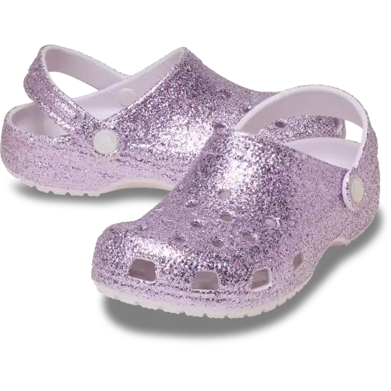 Klassieke Classic Clog met grove glitters voor kinderen Klassieke Classic Clog met grove glitters voor kinderen