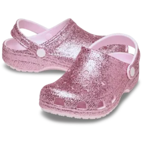 Klassieke Classic Clog met grove glitters voor kinderen