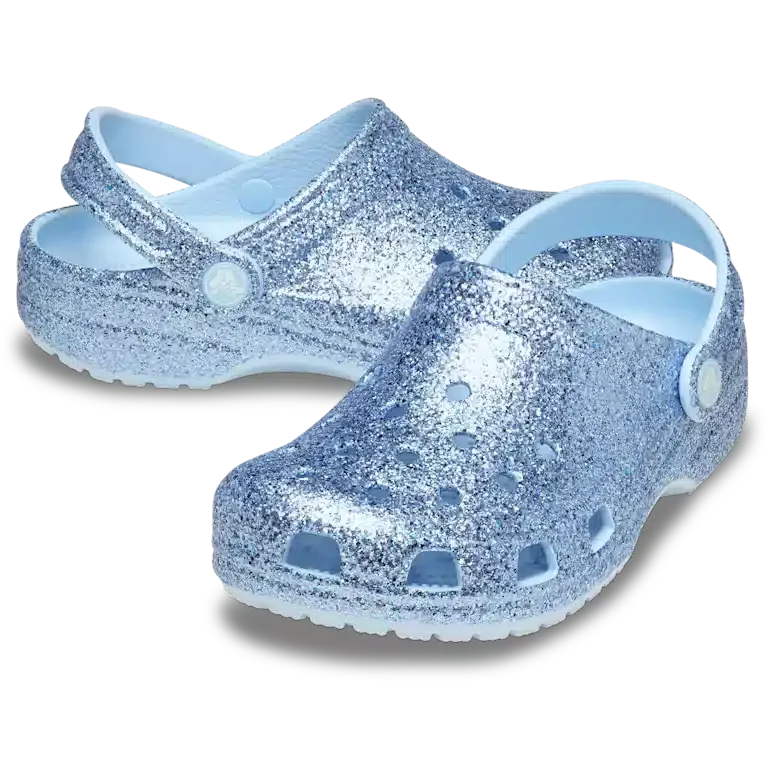 Klassieke Classic Clog met grove glitters voor kinderen Klassieke Classic Clog met grove glitters voor kinderen