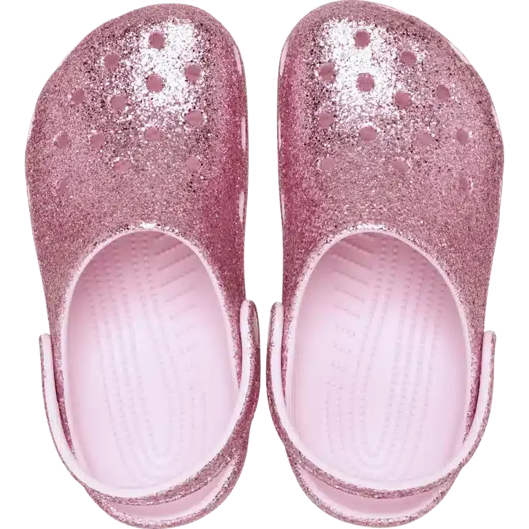 Klassieke Classic Clog met grove glitters voor kinderen Klassieke Classic Clog met grove glitters voor kinderen