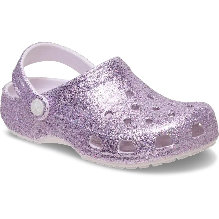 Klassieke Classic Clog met grove glitters voor kinderen Klassieke Classic Clog met grove glitters voor kinderen