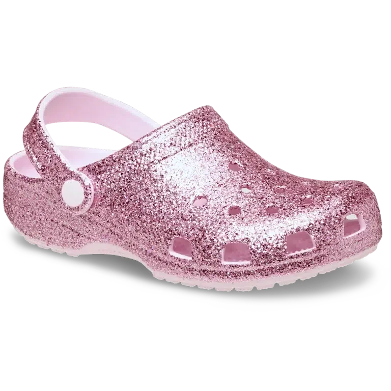 Klassieke Classic Clog met grove glitters voor kinderen Klassieke Classic Clog met grove glitters voor kinderen
