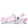 Klassieke Clogs met Tie-Dye-print “White Multi”