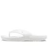 Klassieke Crocs Classic Flip casual teenslippers, unisex, wit