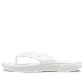 Klassieke Crocs Classic Flip casual teenslippers, unisex, wit