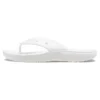 Klassieke Crocs Classic Flip casual teenslippers, unisex, wit